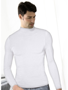 Pánské triko bezešvé T-shirt lupetto manica lunga Intimidea Barva: Černá, Velikost: