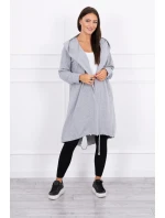 Šedá bunda s potiskem Šedá bunda s potiskem