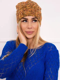 Fleecová čepice  hnědá model 18750835 - K-Fashion