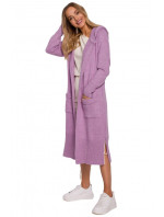 model 18003363 Dlouhý svetr s kapucí lila - Moe