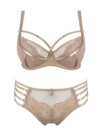 Dámské kalhotky brazilky DEZIRO 19025 BEIGE