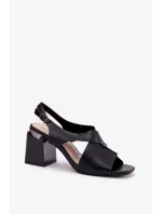 Sandály na podpatku model 212828 Step in style Sandály na podpatku model 212828 Step in style