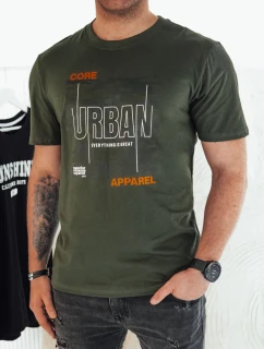 Pánské zelené tričko s potiskem Dstreet RX5456