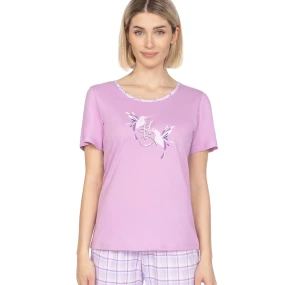 Dámské pyžamo model 19584189 violet plus - Regina Dámské pyžamo model 19584189 violet plus - Regina