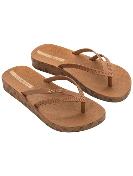 Ipanema dámské žabky Bossa Soft pohodlné hnědé módní dámské