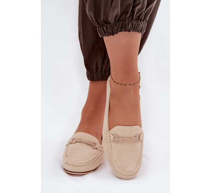 Dámské mokasíny ploché béžové Olisa
