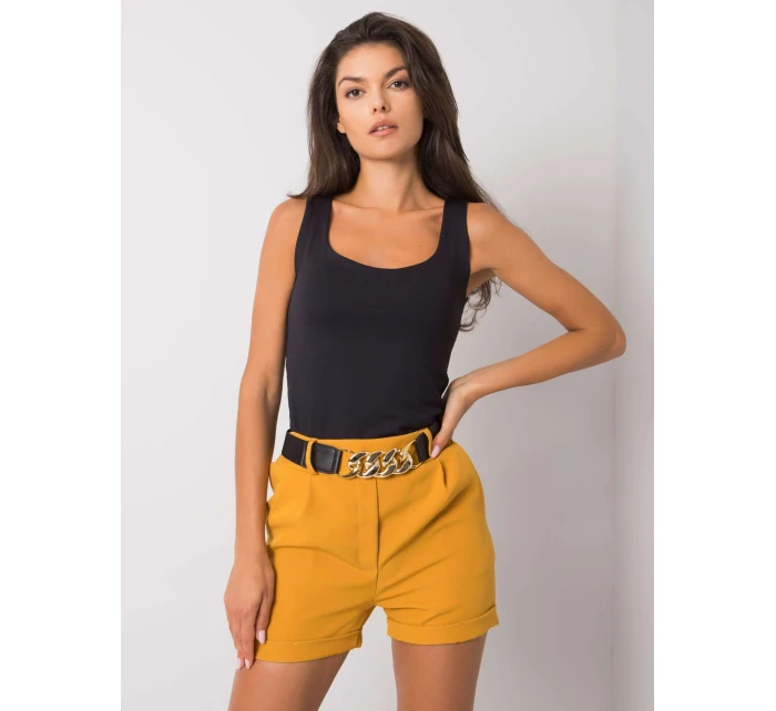 DHJ SN 13186 šortky.03P tmavě žlutá