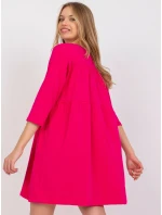 Šaty RV SK model 17047402 fuchsiová - FPrice Šaty RV SK model 17047402 fuchsiová - FPrice