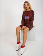 Mikina VI BL model 17926420 tmavě hnědá - FPrice