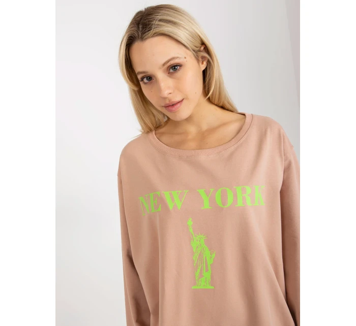 Mikina VI BL model 20742213 béžová a zelená - FPrice