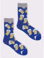 Yoclub Bavlněné ponožky Vzory Barvy SKA-0054F-H900 Modrá