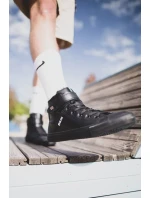 Pánské vysoké zateplené tenisky Big Star - černé Pánské vysoké zateplené tenisky Big Star - černé