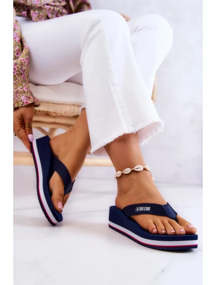 Dámské žabky Big Star - tmavě modré Dámské žabky Big Star - tmavě modré