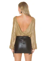 Sexy lesklá halenka model 20826110 - Koucla Sexy lesklá halenka model 20826110 - Koucla