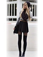 Dámské nadkolenky 44010 s vlnou - WiK