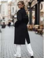 FashionStreet černý dvouřadový trenčkot TY5354