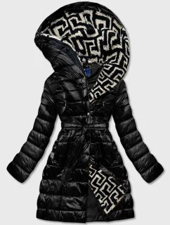 KURTKA DAMSKA ZIMOWA Z KAPTUREM CZARNA model 21242641 - Ann Gissy