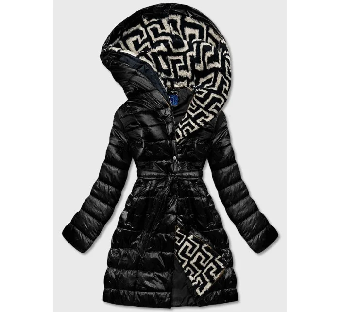 KURTKA DAMSKA ZIMOWA Z KAPTUREM CZARNA model 21242641 - Ann Gissy