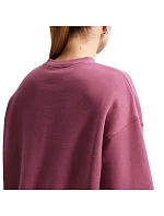 Dámská mikina Nike Studio Fleece, růžová, IM8082 654 Dámská mikina Nike Studio Fleece, růžová, IM8082 654