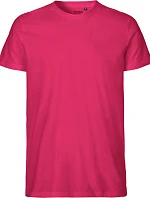 Neutral O 61001 Pánské tričko z bio bavlny 77.6101 pink