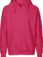 Neutral O 63301 Pánská mikina s kapucí z bio bavlny 77.6331 pink