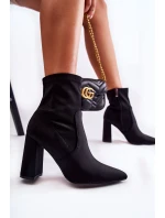 Dámské Boty Na Podpatku Černá model 21592988 - Boto Dámské Boty Na Podpatku Černá model 21592988 - Boto
