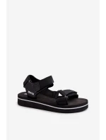 Dámské sandály na platformě Big Star NN274A532 černé Dámské sandály na platformě Big Star NN274A532 černé