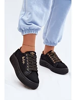 Dámské tenisky na platformě Lee Cooper LCW-26-44-4476 Černé Dámské tenisky na platformě Lee Cooper LCW-26-44-4476 Černé
