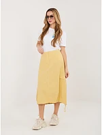 Spódnica IT SD model 22042590 jasny żółty - FPrice