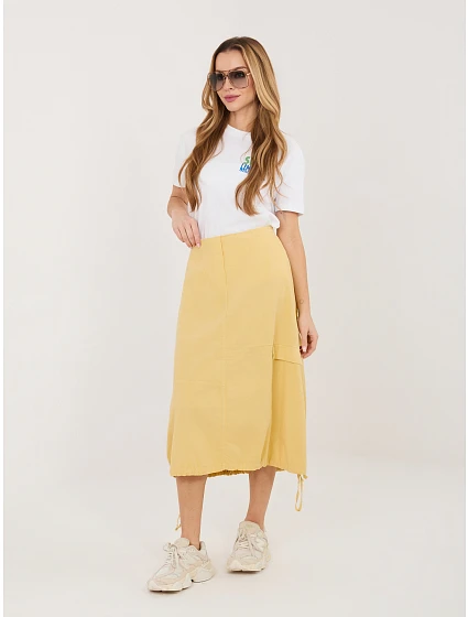 Spódnica IT SD model 22042590 jasny żółty - FPrice