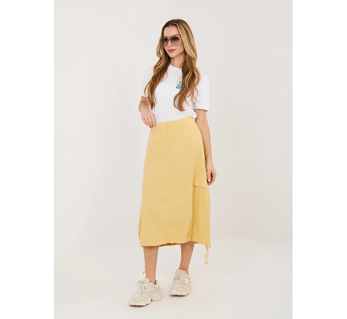 Spódnica IT SD model 22042590 jasny żółty - FPrice