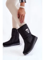 Dámské sněhule se zipem Progress PROGJ-21-09 Černé Dámské sněhule se zipem Progress PROGJ-21-09 Černé