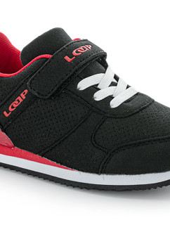 Dětská volnočasová obuv LOAP ACTEON Černá/Červená