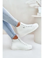 Zateplené Dámské Tenisky S Prošíváním Big Star Bílé