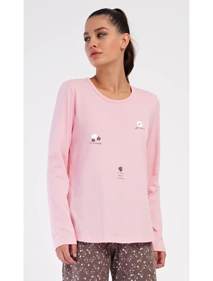 Dámské pyžamo dlouhé Flowers Dámské pyžamo dlouhé Flowers