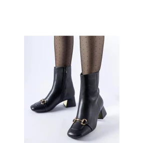 Boty na podpatku model 206502 Solea Boty na podpatku model 206502 Solea