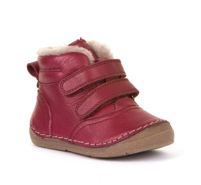 Dětské zateplené zimní boty Froddo na suchý zip červené (G2110113-9)