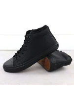 Pánské černé zateplené kotníkové tenisky model 21905111 - Big Star Pánské černé zateplené kotníkové tenisky model 21905111 - Big Star