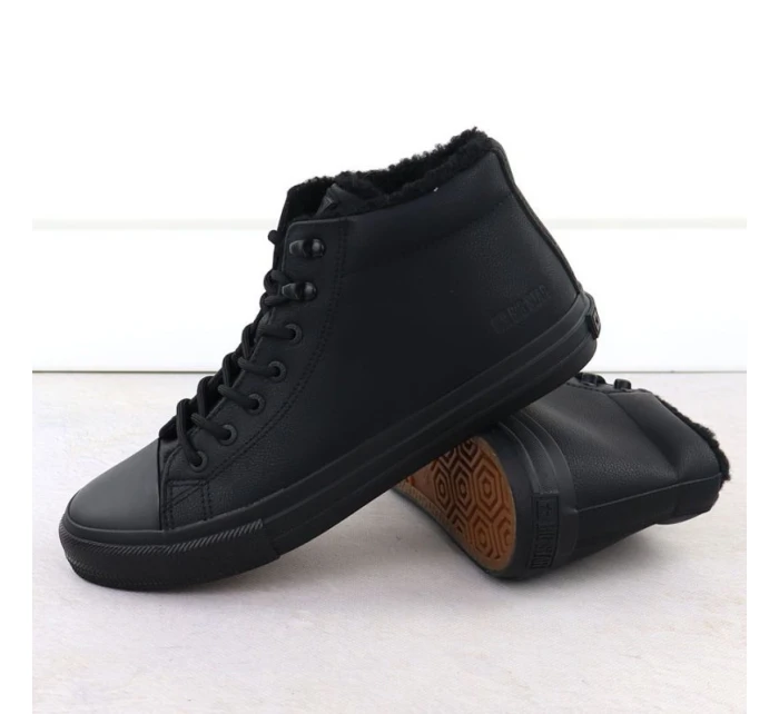 Pánské černé zateplené kotníkové tenisky model 21905111 - Big Star Pánské černé zateplené kotníkové tenisky model 21905111 - Big Star