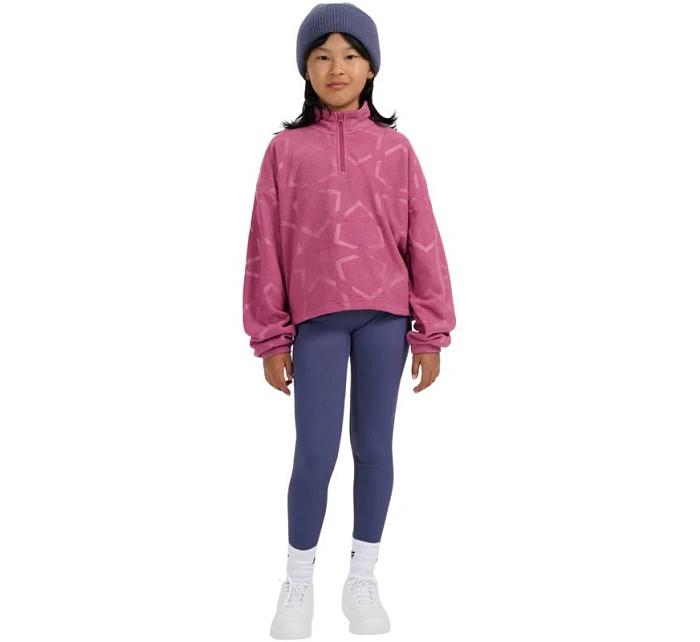 Dívčí fleece 4F F342 tmavě růžový 4FJWAW25TFLEF342 53A