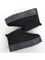 Dámské sněhule semišové černé Potocki 16322