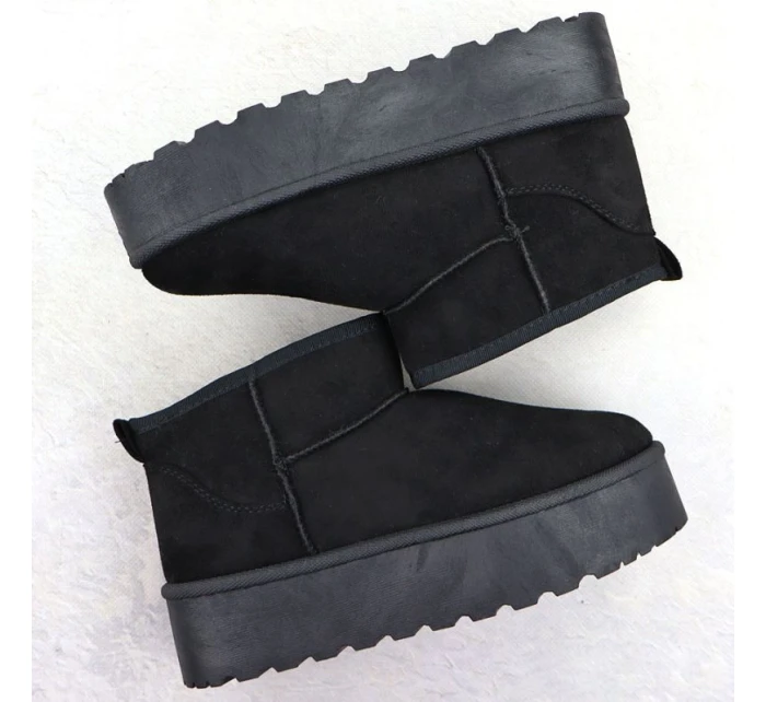 Dámské sněhule semišové černé Potocki 16322