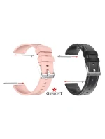 GIEWONT Ocelový 20mm teleskop pro řemínek/náramek SMARTWATCH GWT20 GIEWONT Ocelový 20mm teleskop pro řemínek/náramek SMARTWATCH GWT20