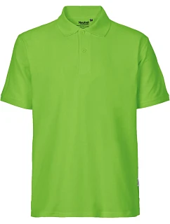 O Pánské piqué polo z bio bavlny lime model 22503694 - Neutral