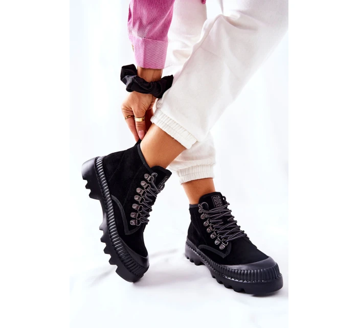 Kožené Boty Big Star černé model 21564910 - Big Star Shoes