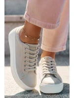 Dámské Textilní Tenisky Na Platformě Big Star model 21693197 Béžové - Big Star Shoes