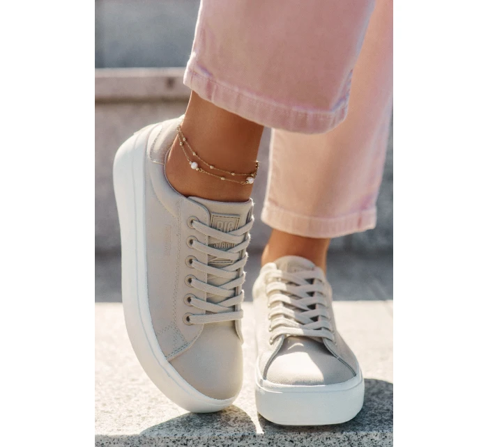 Dámské Textilní Tenisky Na Platformě Big Star model 21693197 Béžové - Big Star Shoes