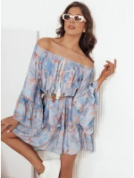 Španělské šaty FIONUALA modré FashionStreet EY2484