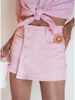 Dámské šortky světle růžové model 21977687 - Dstreet Dámské šortky světle růžové model 21977687 - Dstreet
