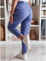 Ležérní dámské plisované kalhoty s páskem PLISSO modrá FashionStreet UY2517 Ležérní dámské plisované kalhoty s páskem PLISSO modrá FashionStreet UY2517